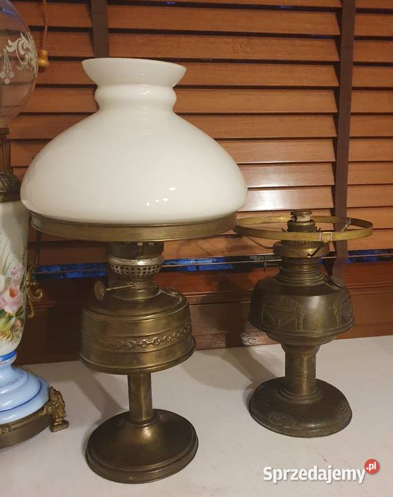 Lampa naftowa niemiecka Carl Hory Berlin stara Antyki lubelskie