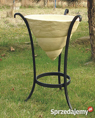 Donica ceramiczna mrozoodporna w stojaku Jelenia Góra sprzedam