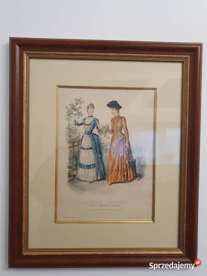 Kolekcja 3 obrazów grafik z czasopisma La Mode Piaseczno