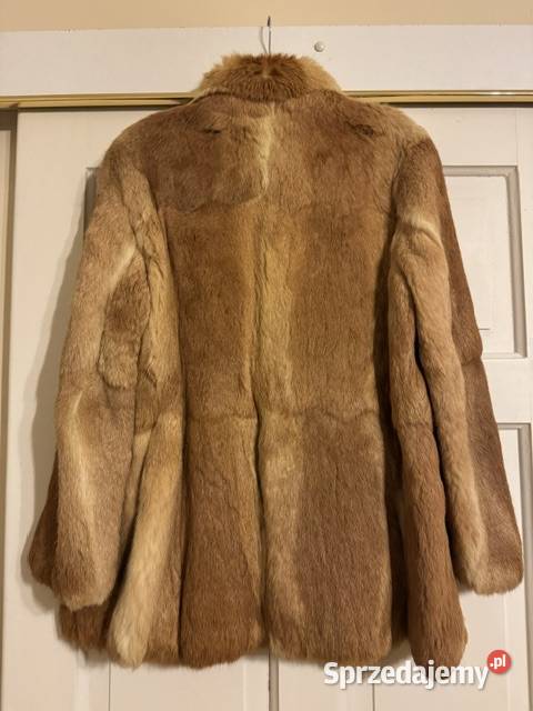 Futro z lisa naturalnego S vintage rudy kurtka S Częstochowa