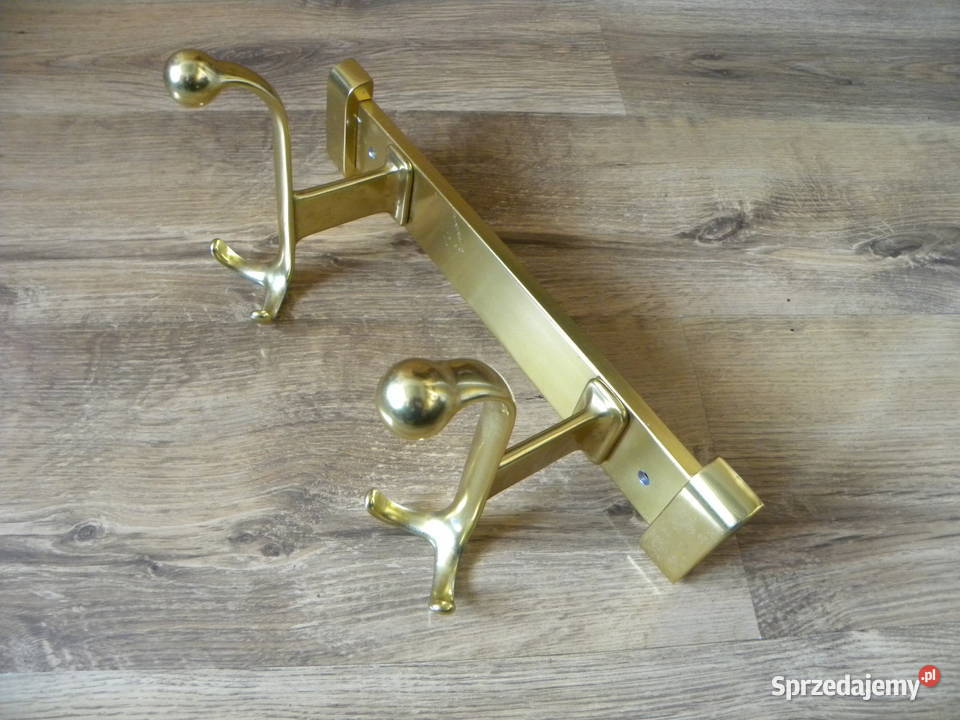 Metalowy podwójny wieszak ścienny ubraniowy na Dom i Ogród Legnica sprzedam