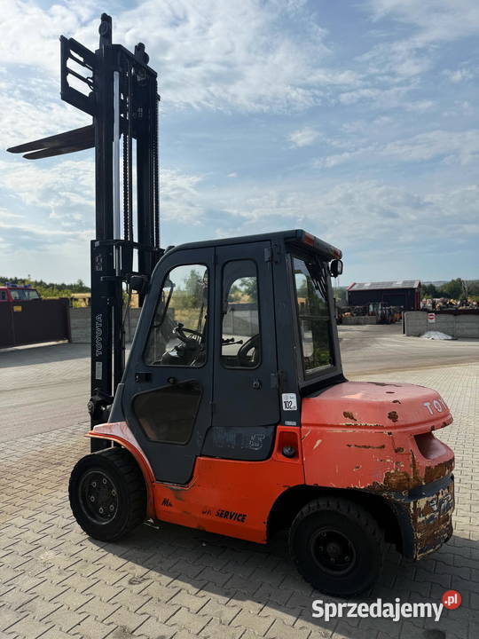 wózek widłowy TOYOTA 7FDJF35 diesel 3500 kabina łódzkie Działoszyn