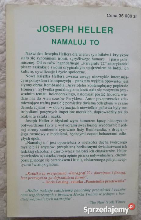 Namaluj to Joseph Heller Warszawa