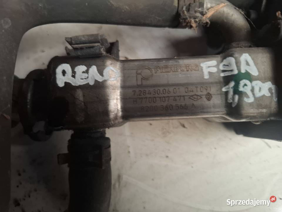 RENAULT LAGUNA MEGANE 19 DCI chłodnica spalin Recyrkulacja spalin EGR świętokrzyskie Kielce