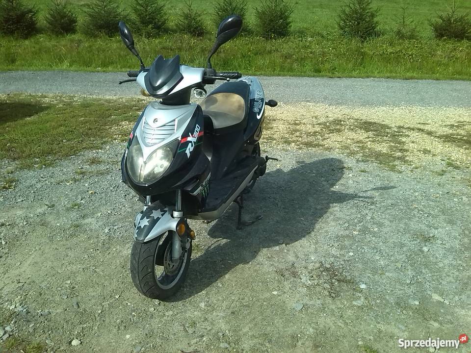 Skuter kingway guliver 5070 opłacony kufry małopolskie Sucha Beskidzka