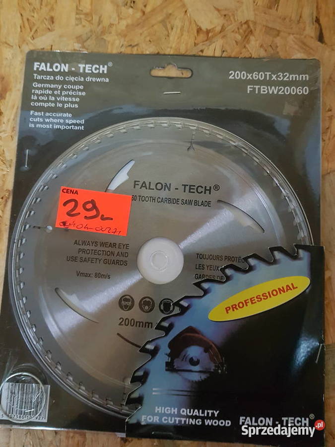 Tarcza widiowa do cięcia drewna Falon 200x32x60T wielkopolskie