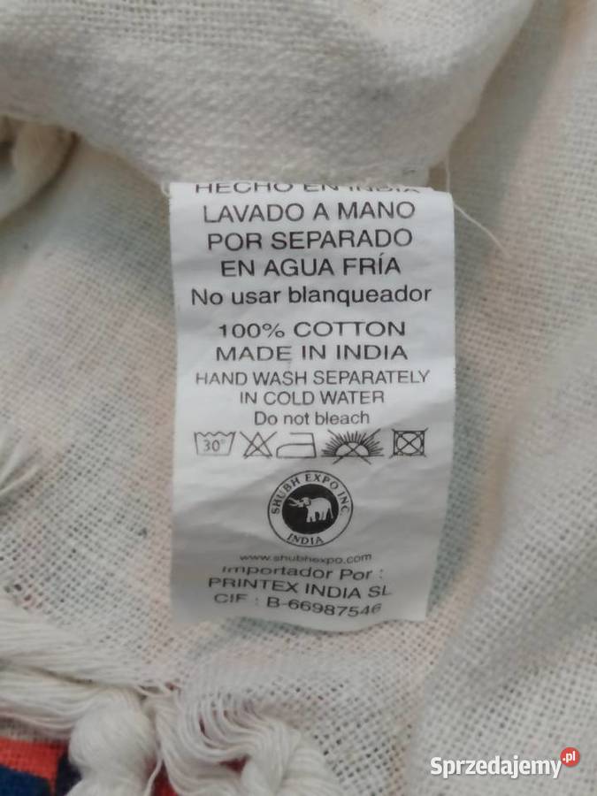 Pled koc plażowy narzuta pled Tenerife małopolskie Kraków