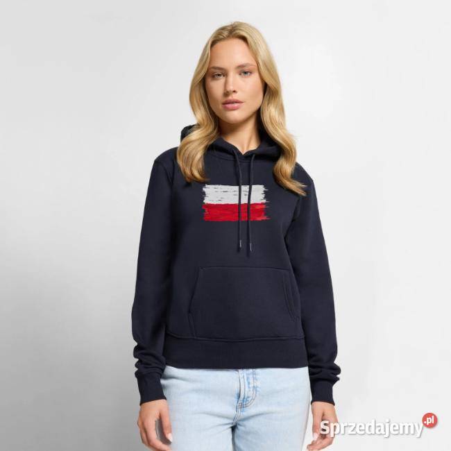 Patriotyczna damska bluza z kapturem Premium Kraków