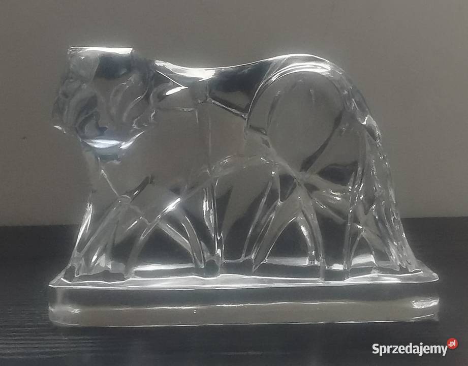 Figura Tygrys George Chevalier Baccarat Stary Zamość