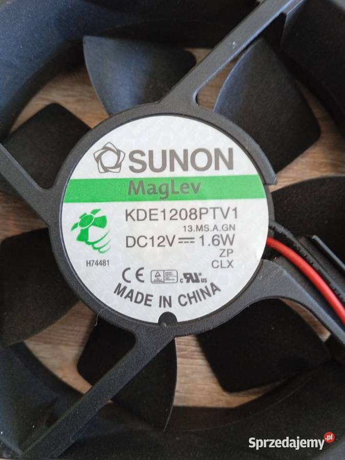 Wentylator DC 12V z demontażu