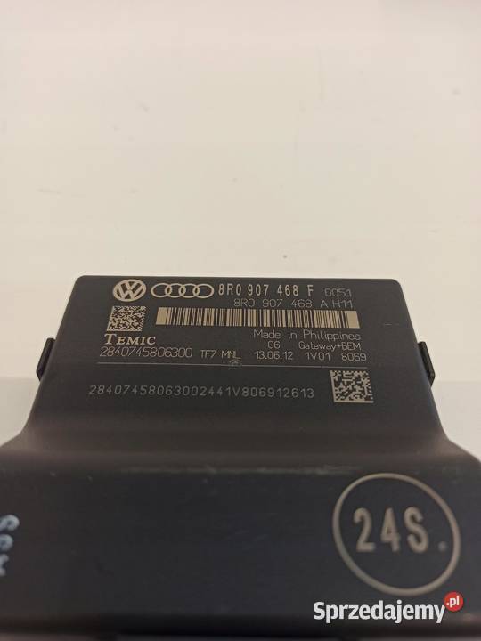 MODUŁ STEROWNIK GATEWAY AUDI A4 B8 8T0907468F osobowe