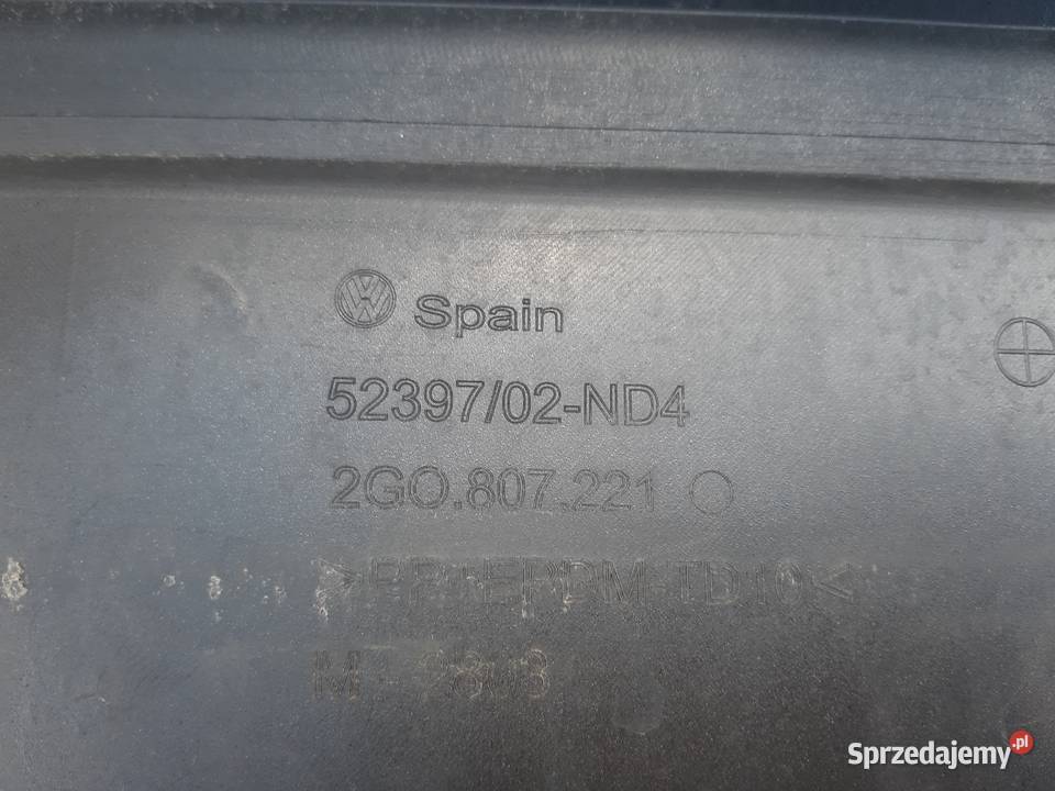 VW POLO 2G ZDERZAK PRZÓD PRZEDNI 2G0807211 zderzaki Trzciel