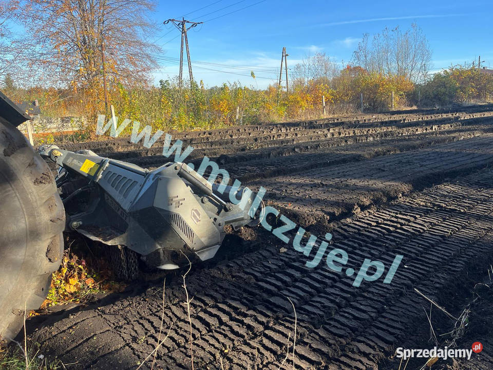 Mulczer leśny wgłębny powierzchniowy Karczowanie małopolskie Kraków
