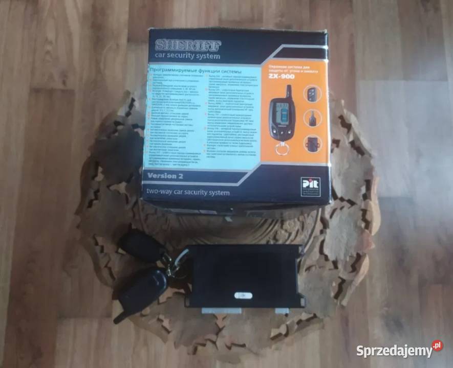 Alarm Nowy samochodowy auto Sheriff ZX900 V 2 Szczecinek