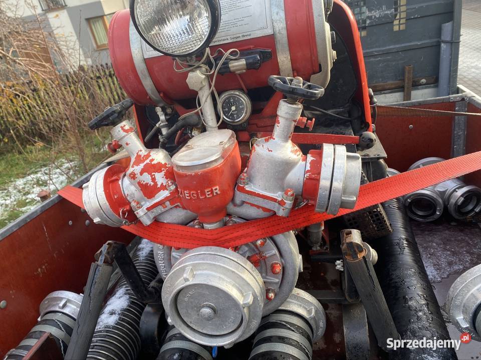 Motopompa Ziegler 83 mth węże spalinowa Pozostałe Luzino