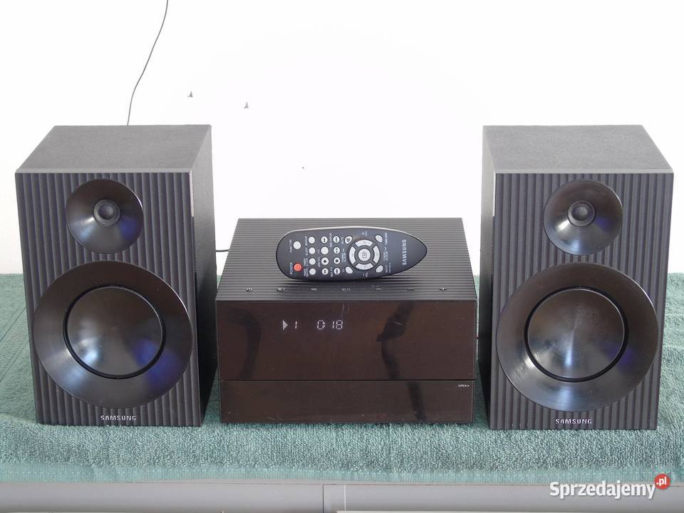 Wieża Samsung pilot USB mp3 BT CD RDS AUX kol Wieże i miniwieże sprzedam