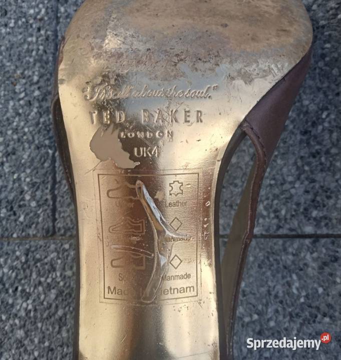 Damskie czółenka vintage Ted Baker 37 skóra Czółenka Chełm sprzedam