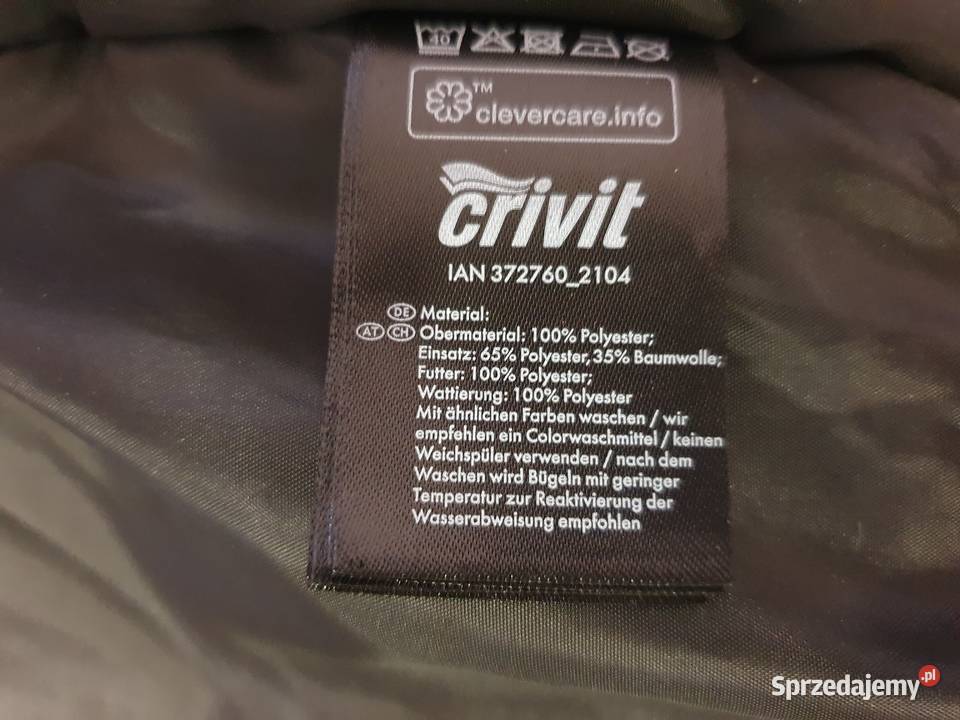 Kurtka sportowa zimowa CRIVIT Pabianice