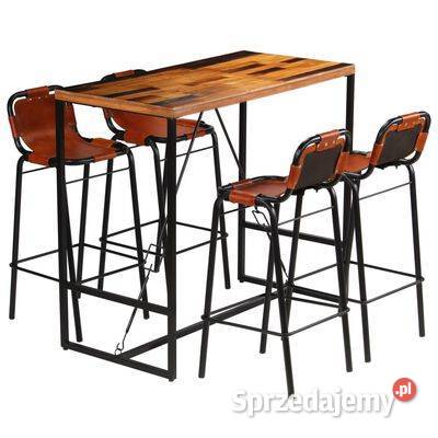 vidaXL Zestaw mebli barowych 5 drewno z odzysku Warszawa