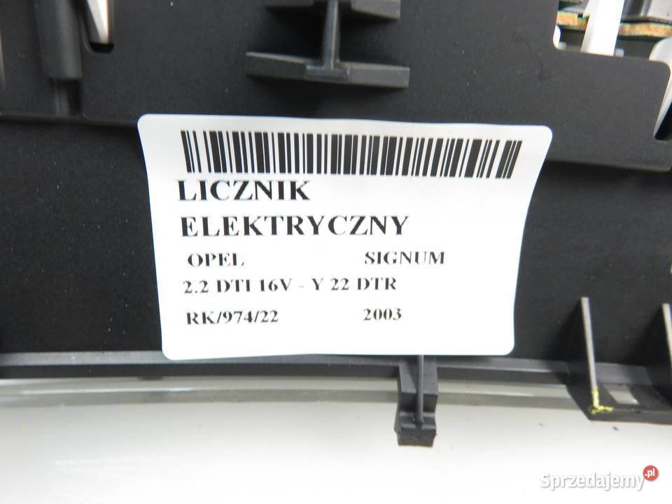 LICZNIK OPEL SIGNUM 22 DTI 16V 13136729HT osobowe małopolskie