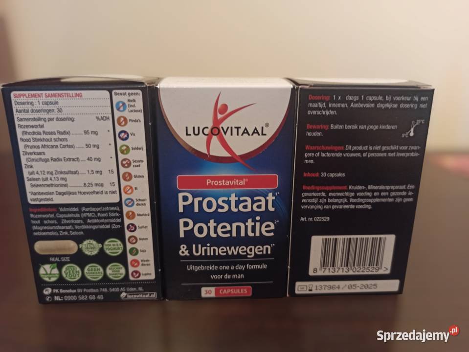 Lucovitaal Prostaat Potentie Urinewegen 30 Caps Łódź