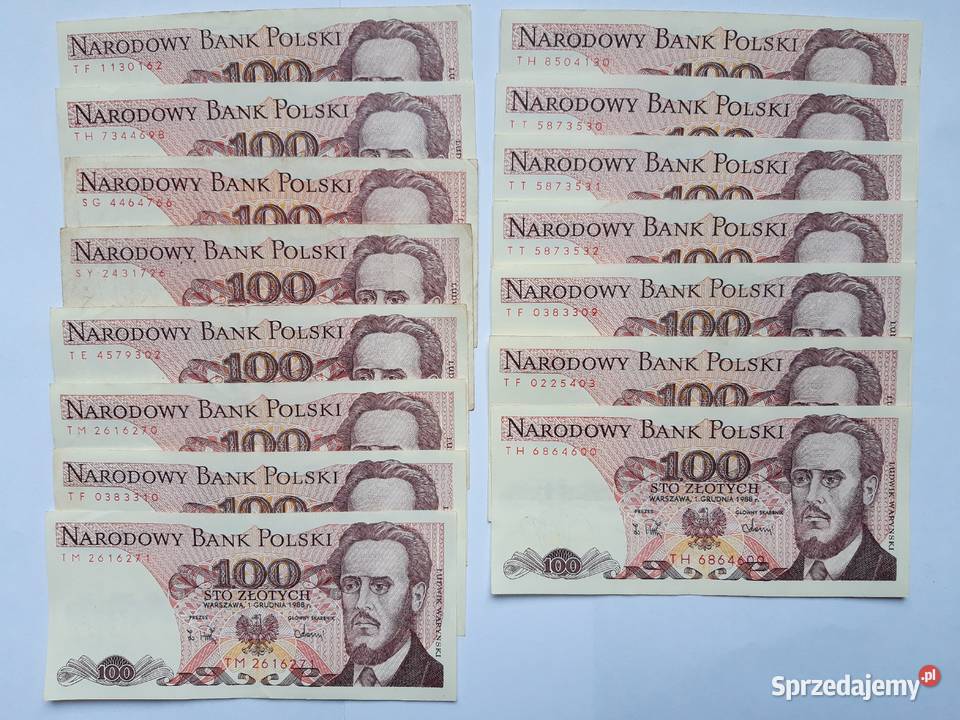 Banknot nominał 100 Łowicz