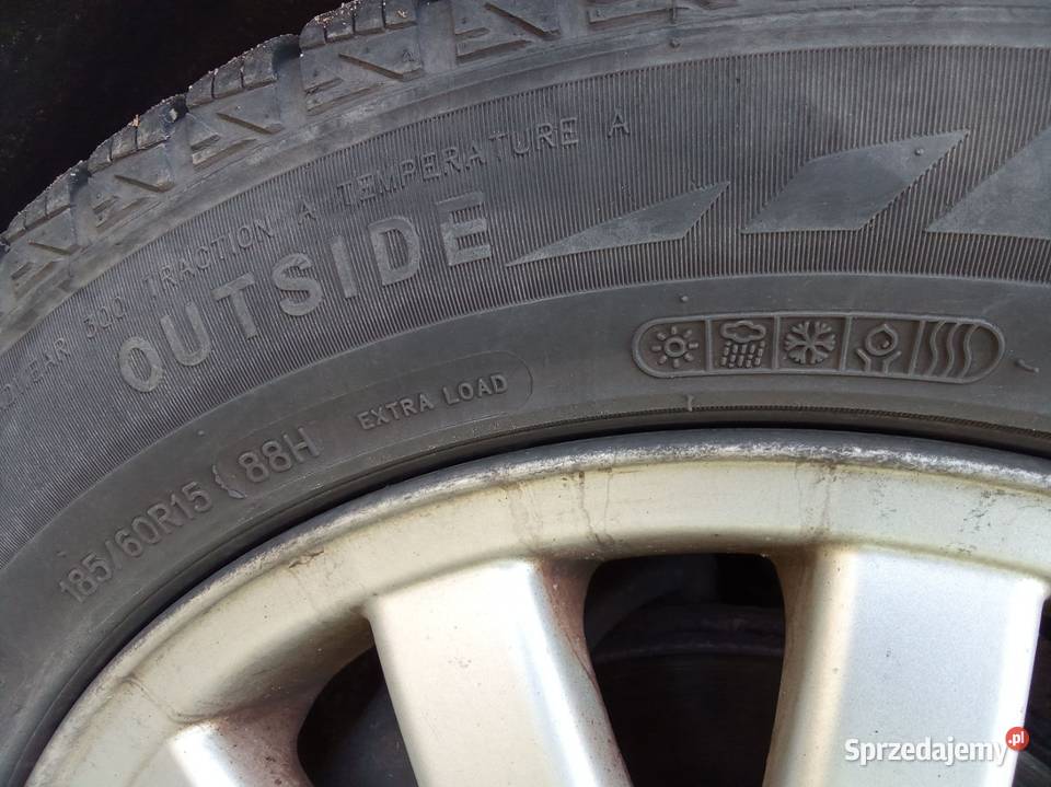 ALUFELGI 15 OPONY CAŁOROCZNE 2020 roku 5x100 Motoryzacja Wągrowiec