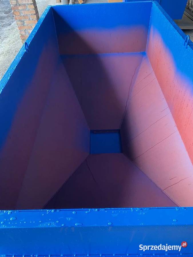 Kosz zasypowy paczkarka Bufor przyjęciowy do big Niedrzew Pierwszy