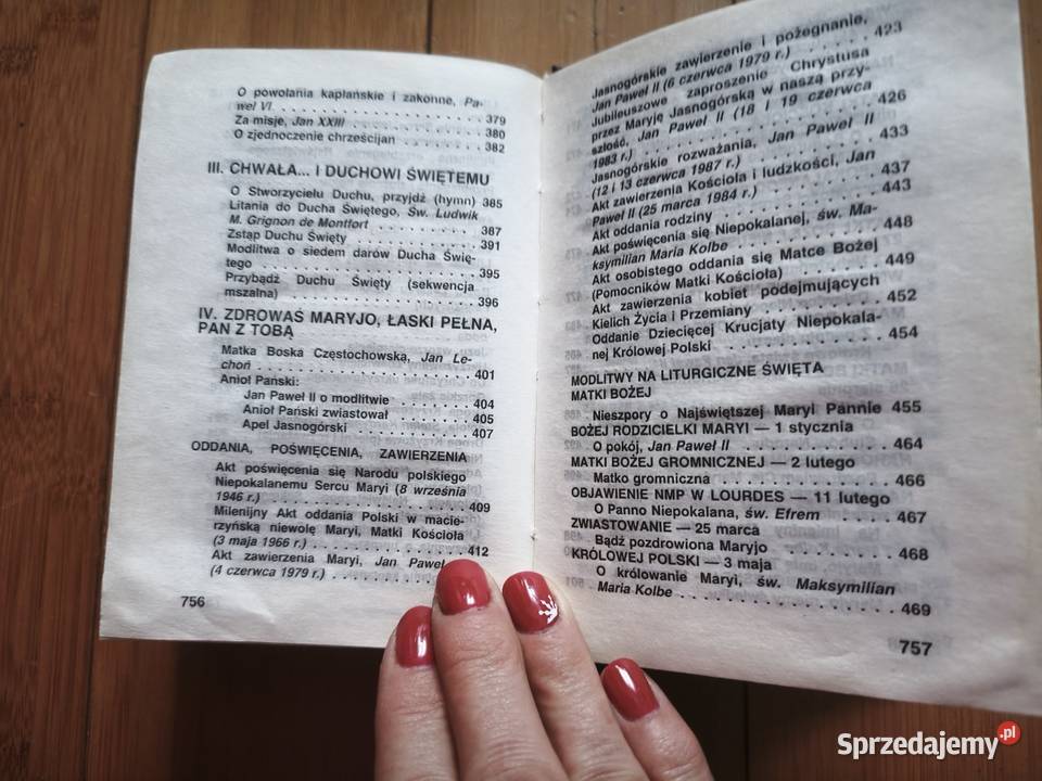 Modlitewnik Jasnogórski Wydanie 1989 Unikat Połaniec