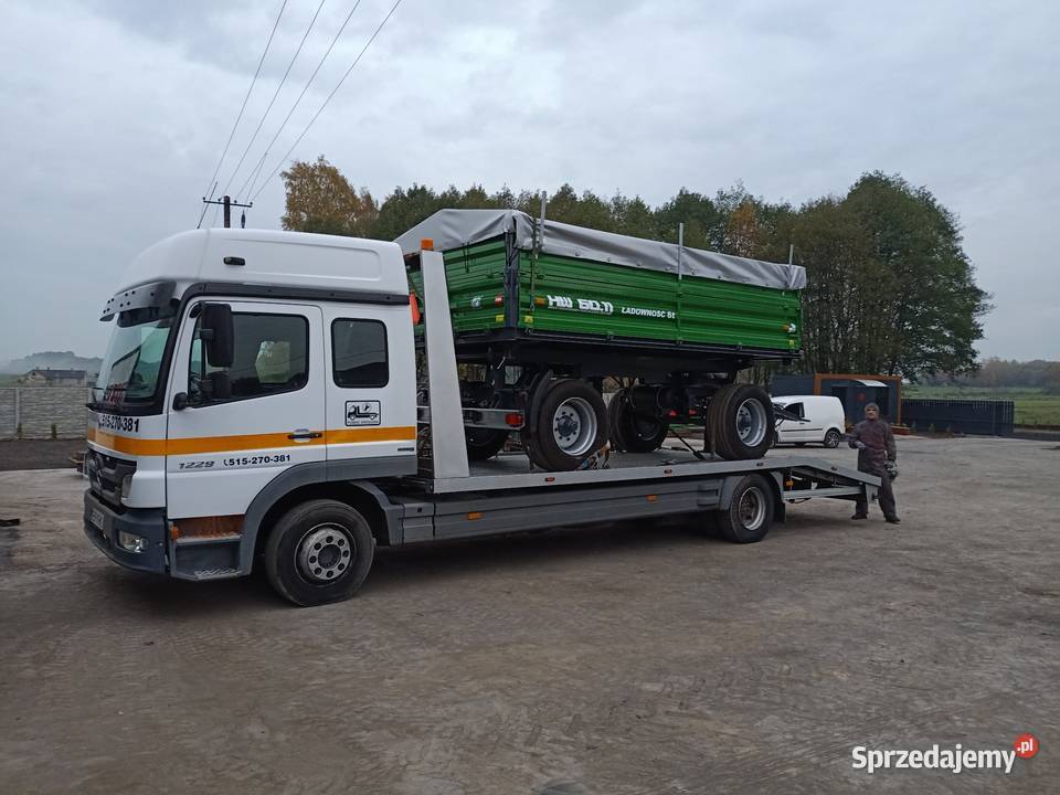 Pomoc drogowa Autolaweta Laweta Transport Maszyn łódzkie Łódź
