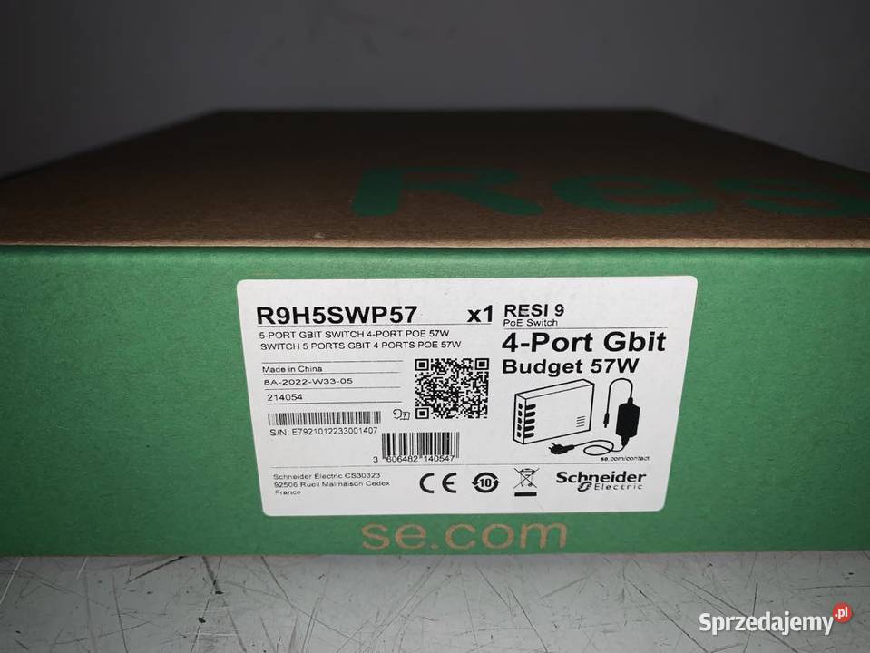 Schneider Electric R9H5SWP57 Resi9 Internet Pozostałe mazowieckie sprzedam