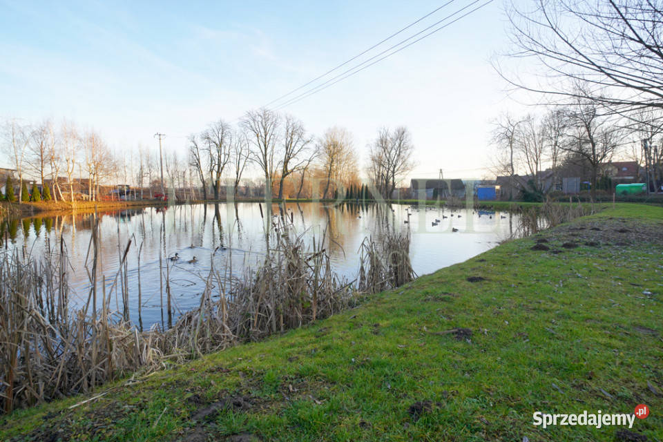 Działka budowlana stawem 12 arów Głęboka małopolskie