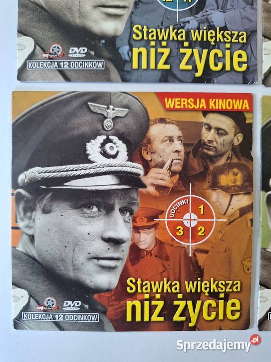 kolekcja DVD z serialem wojennym Stawka większa Wrotnów sprzedam