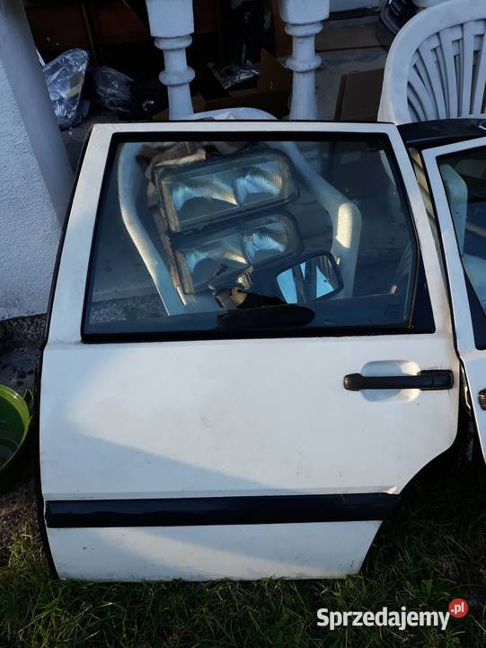 Drzwi tylne prawe lewe Volvo 850 białe 18921 Karoseria Kraków