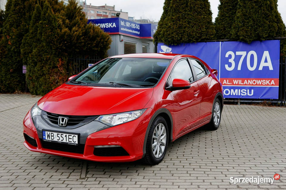 Honda Civic bezwypadkowa radio Pioneer 14 100 IX czerwony Motoryzacja mazowieckie Warszawa