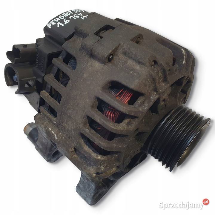 ALTERNATOR Peugeot 307 16 16V 9665577780 valeo Układ elektryczny silnika lubelskie Chełm