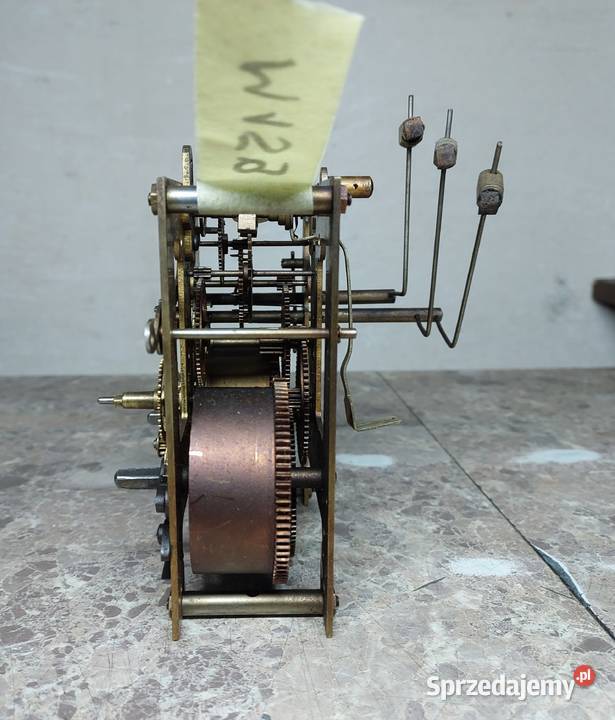 M159 Mechanizm starego zegara ściennego Gustav Antyki, Sztuka, Kolekcje Tczew
