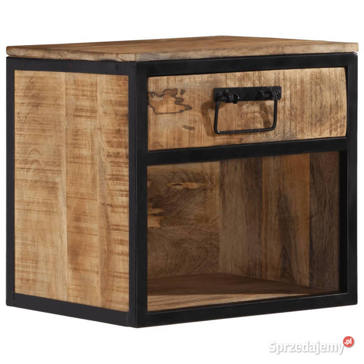 Szafka nocna 40x35x40 lite drewno mango WM358913 Nocne Warszawa