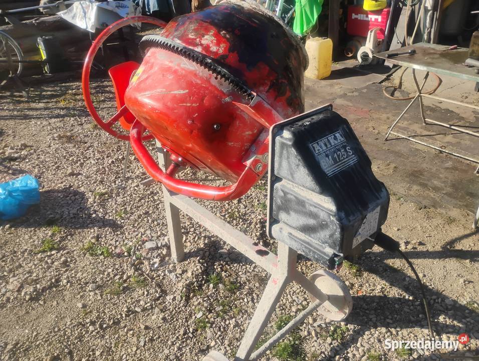 Betoniarka Atika BM 125S Made in Germany 220V Piekoszów