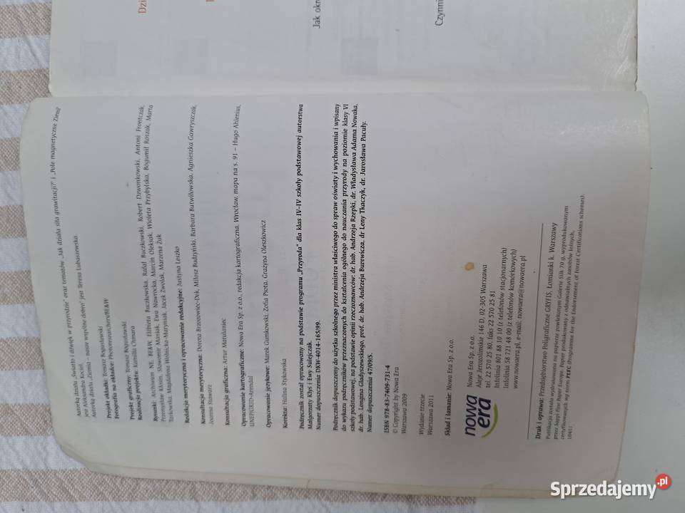 Tajemnice przyrody Podręcznik do klasy 6 Nowa Trąbki Wielkie