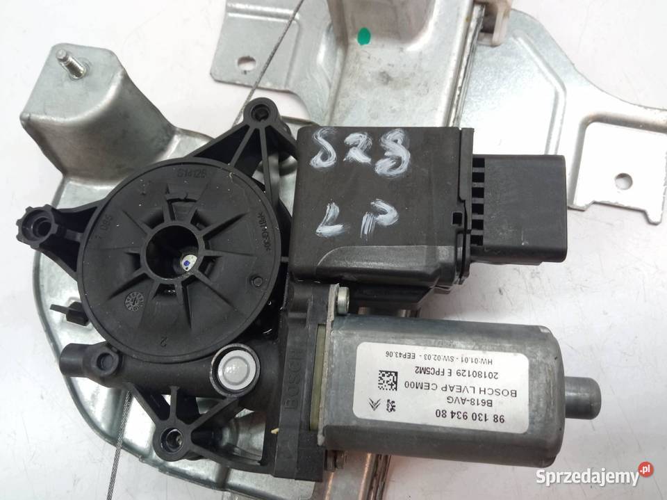 MECHANIZM SZYBY LEWY PRZÓD 9812081680 9813093480
