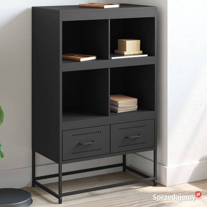 Szafka czarna 68x39x1115 stal WM846602 Warszawa