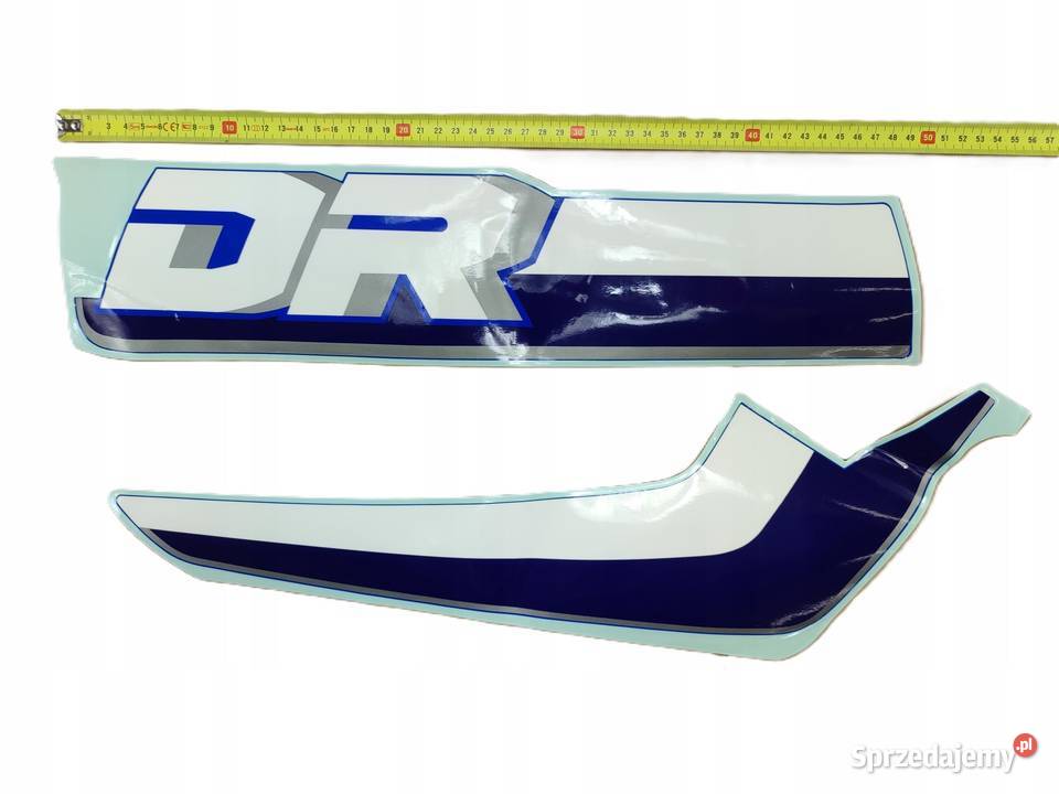 NAKLEJKI NA BAK LEWA STR SUZUKI DR800S 1990 NOWE