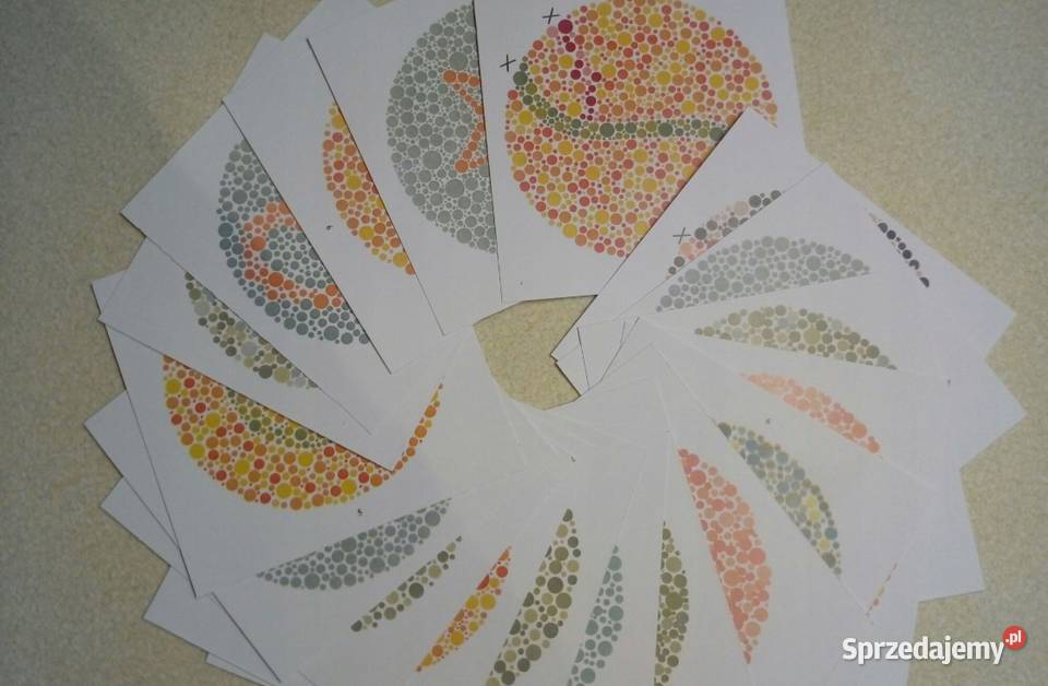 Tablice Ishihary 18 tablic Test widzenie barwne Szklarska Poręba