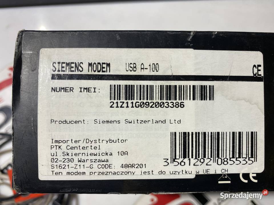 Zestaw instalacyjny z modemem USB Siemens ADSL Kościan