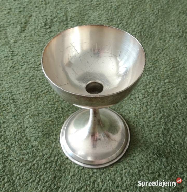 Art Krupp Berndorf masywny kielich srebrzony Katowice