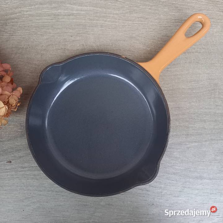 Żeliwna patelnia emaliowana marka Le CREUSET Warszawa