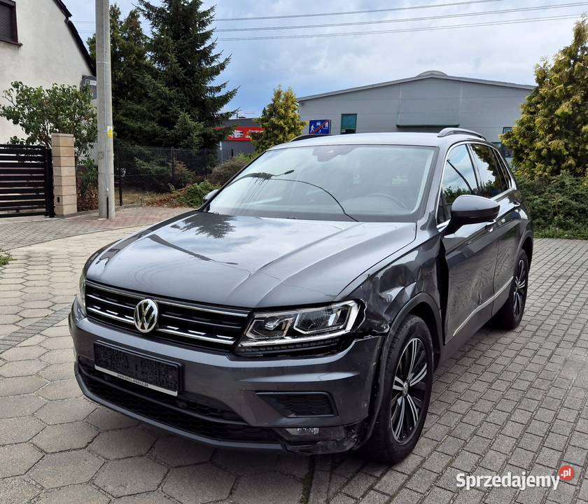 Volkswagen Tiguan 20TSI 180 4Motion DSG szary wielkopolskie Leszno sprzedam