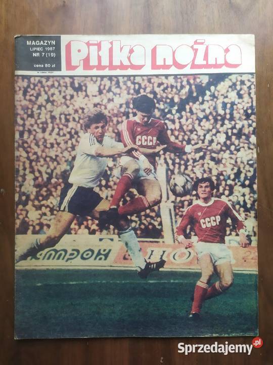 Piłka Nożna Magazyn rocznik 1987 kompletny Łódź