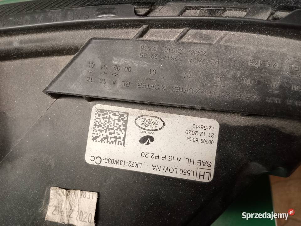 lampy przzednie discovery sport lift 21 wersja